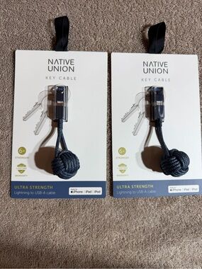 Native Union Ultra Strength Lightning to USB-A Key Cable – Black